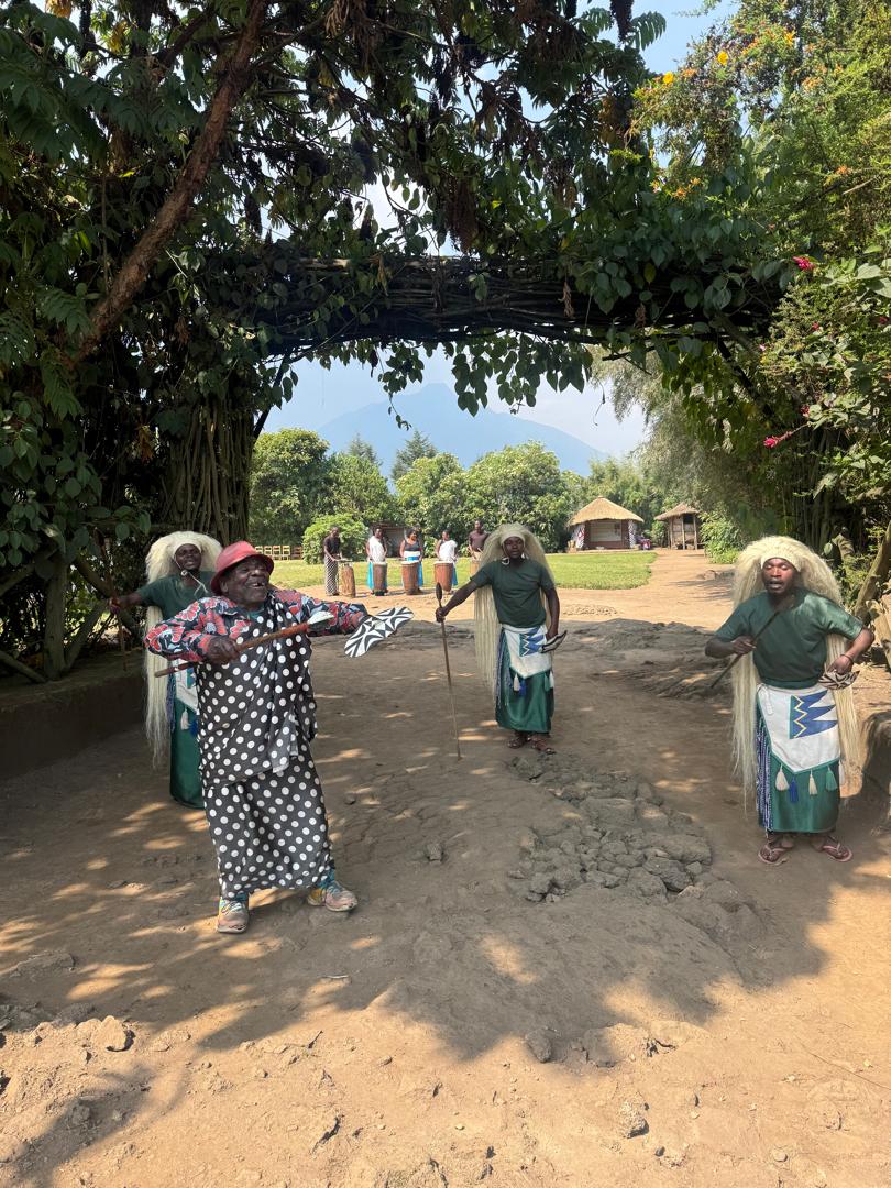 Traditional dance after Gorilla tracking