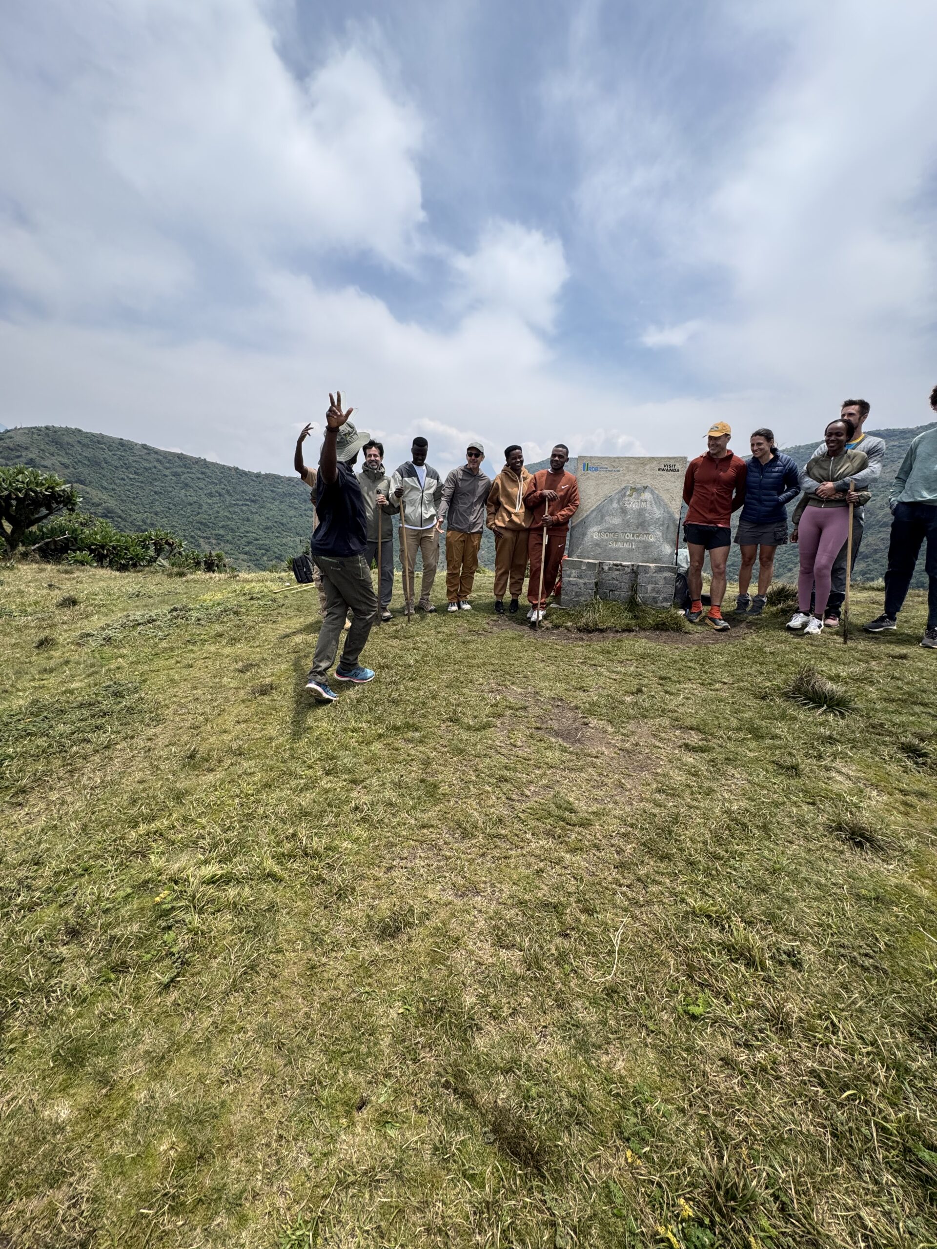 Mount Bisoke Summit enjoyment
