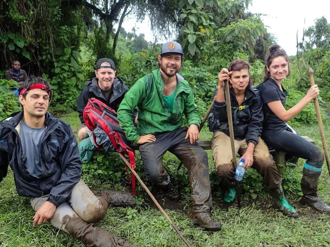 Group safari in Rwanda
